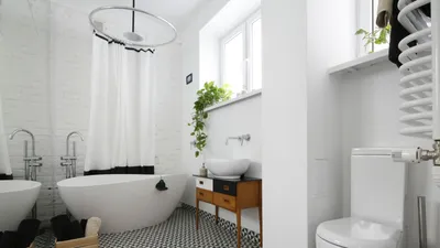 Ванная с окном: правила и реальные фотографии удачных интерьерных решений  (65 фото) | Дизайн и интерьер ванной комнаты