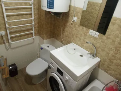 Перестройка ванной с туалетом в хрущевке | Пикабу