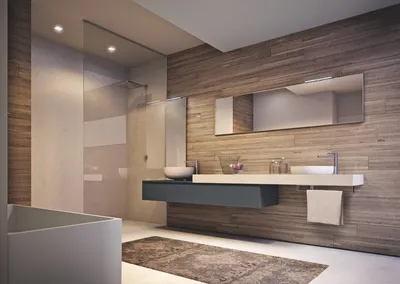Дизайн ванной комнаты - Заказать дизайн интерьера для совмещенного санузла  в Киеве | Vip Design