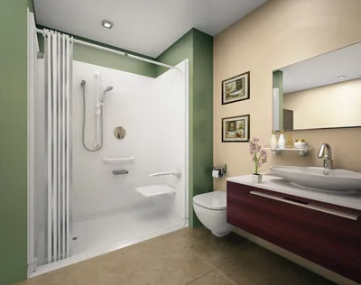 Дизайн ванной комнаты, совмещенной с туалетом (фото) – идеи интерьера объединенного  санузла
