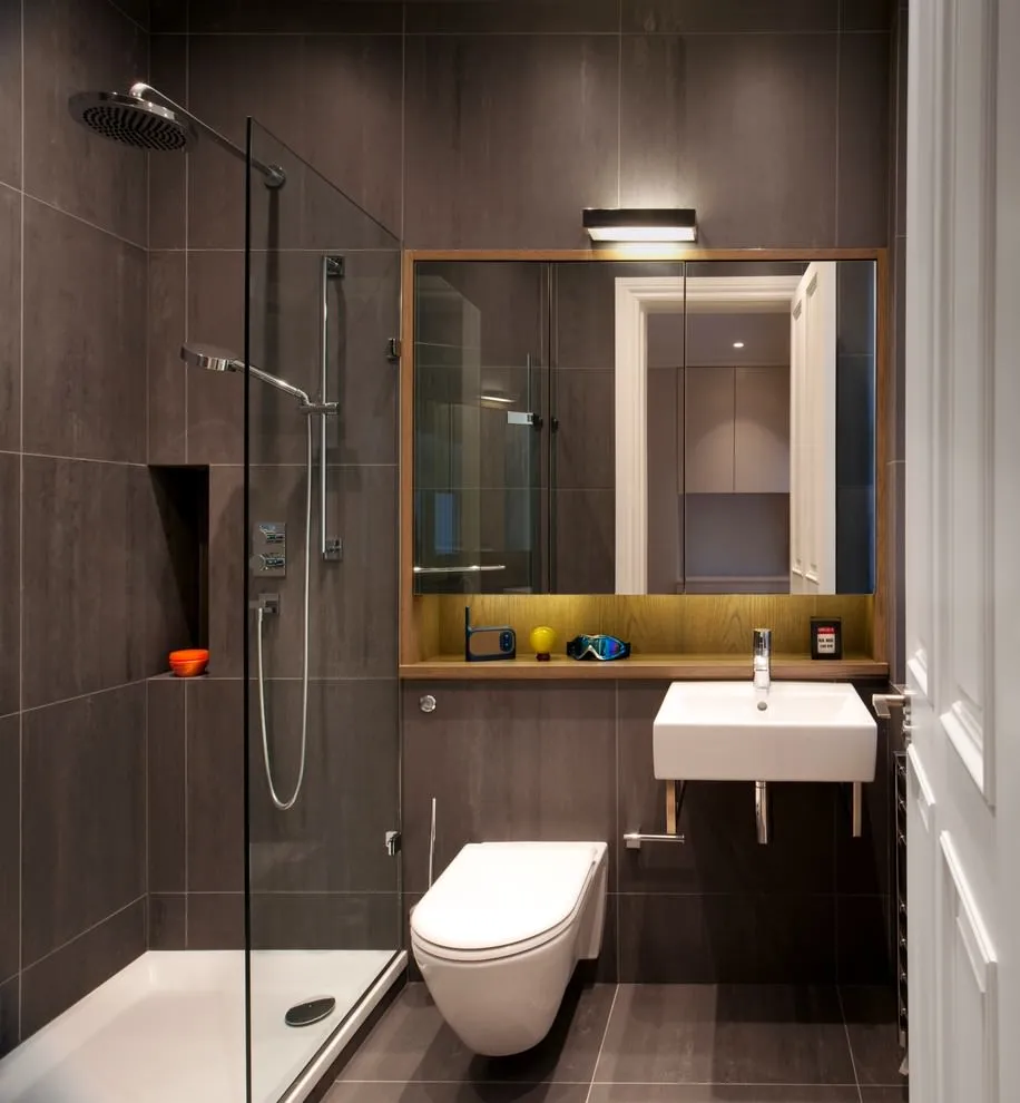 Маленькая ванная комната кв метра дизайн с ванной без унитаза (35 фото)