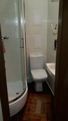 Ванная: из туалета в 1,9 квадратного метра сделали совмещенный санузел