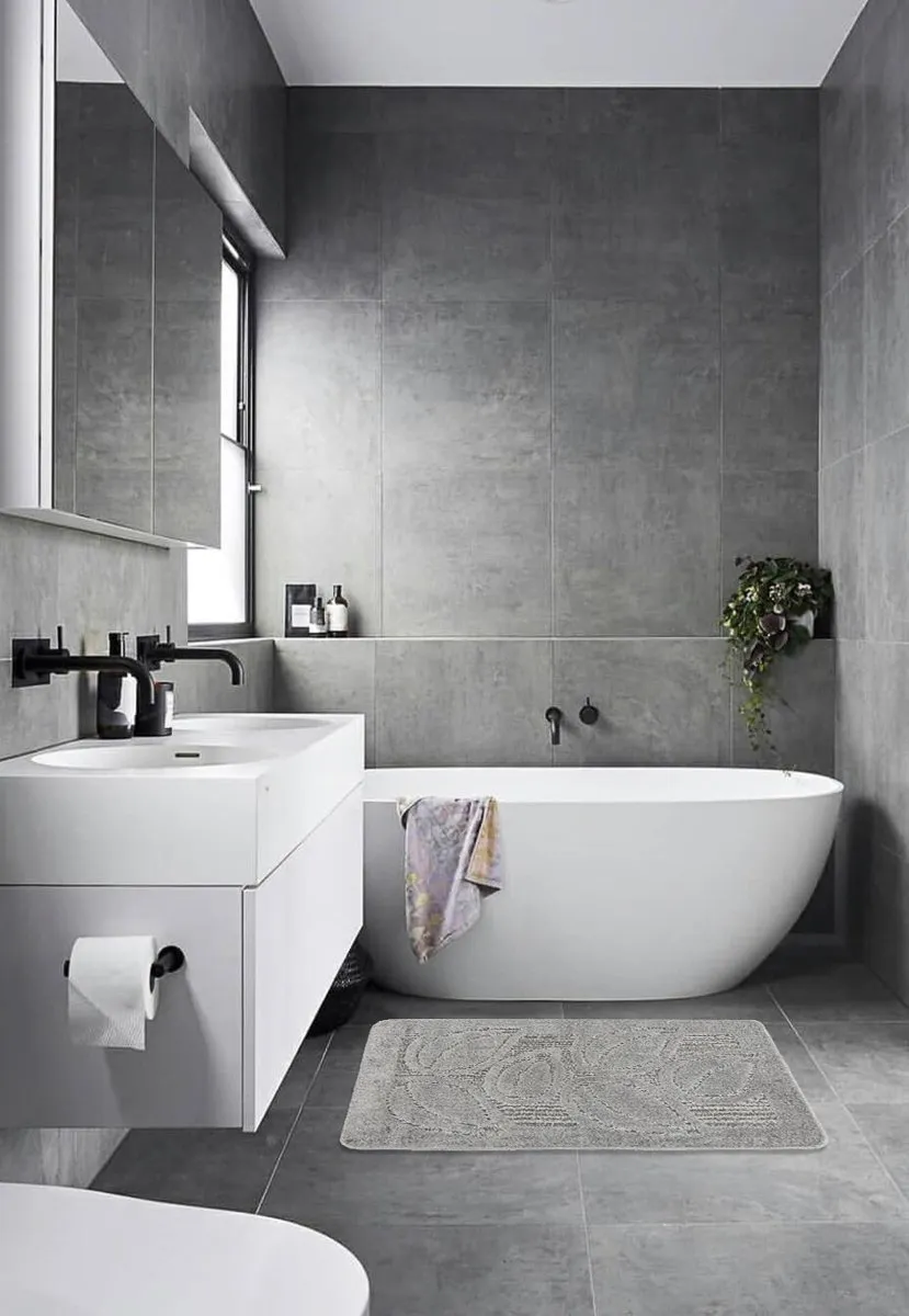 6 советов по оформлению ванной комнаты в серо-белом цвете и 80 примеров на фото