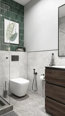 Дизайн ванной в сером цвете (64 фото)