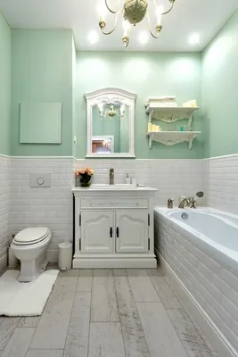 Ванная в стиле Прованс: 160 фото оформления дизайна интерьераВарианты  планировки и дизайна