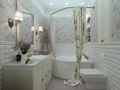 Ванная комната - Проект из галереи 3D Моделей