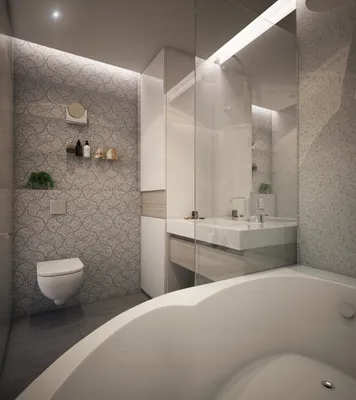 Дизайн интерьера ванной комнаты в скандинавском стиле. | Небольшие ванные  комнаты, Минималистская ванная, Интерьер