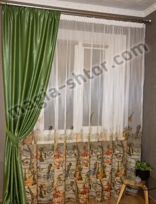 Тюль для спальни на шторной ленте 400*250 см: продажа, цена в Херсонской  области. Гардины от \"Магія штор\" - 1334862036