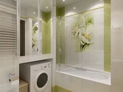 Дизайн раздельного санузла: туалет и ванна в одном стиле, фото в  пятиэтажной панельке