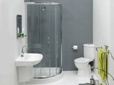 Дизайн совмещенного санузла: фото интерьера маленькой душевой с туалетом  после ремонта