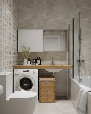 Совмещенный санузел под камень 2100x1850x2650: фото дизайна интерьера с  плиткой в б… | Совмещённый санузел, Дизайн интерьера ванной комнаты,  Интерьер ванной комнаты