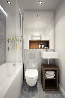 Дизайн ванной комнаты 4 кв.м. - 60 фото, идеи интерьеров