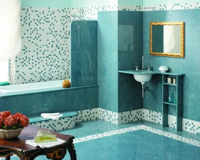 Мозаика в ванной комнате: как выглядит, дизайн для маленькой с плиткой,  рисунки в санузле, из камня в интерьере, фото, видео