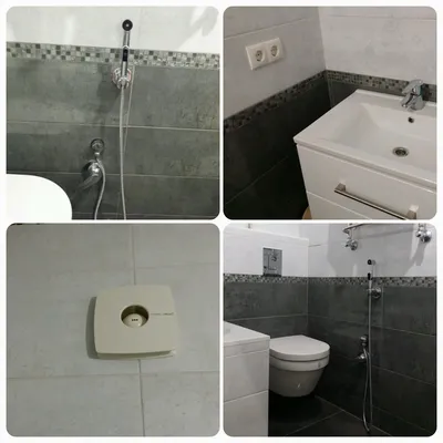 Серый+Белый. Ванная комната — Идеи ремонта