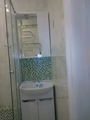 Ремонт в ванной и туалете в доме Корабль в СПб