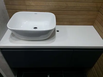 Тумба подвесная для ванной комнаты Stoletti Grafit – Кухни Столетти –  производство в Екатеринбурге