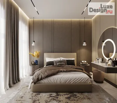 Дизайн интерьера спальни \"ДИзайн спальни в современном стиле\" | Портал Люкс- Дизайн.RU