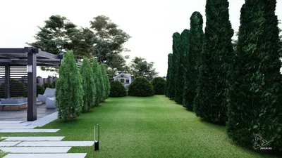 Красивый ландшафтный дизайн сада: Самые красивые дома