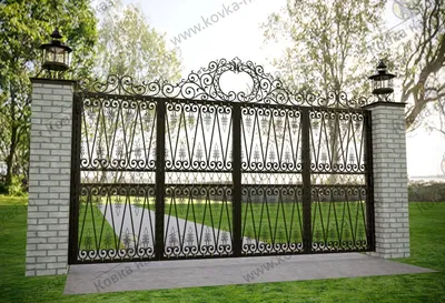 Уникальные ворота и калитки для частного дома! Мы создаем яркий дизайн  въездной группы! | БЕРЕССТА