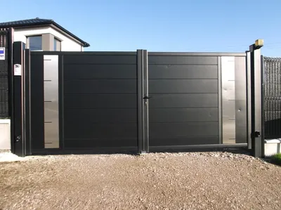 Какие ворота выбрать для частного дома? – виды, размеры и варианты дизайна  (40 фото)
