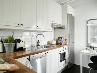 Угловой кухонный гарнитур для маленькой кухни: рациональный вариант  планировки помещения