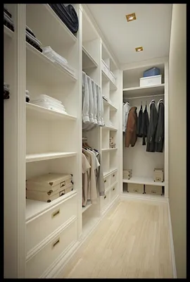 Маленькие гардеробные комнаты - 73 фото