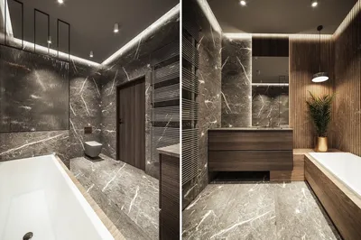 Модный дизайн ванной комнаты - 60 фото