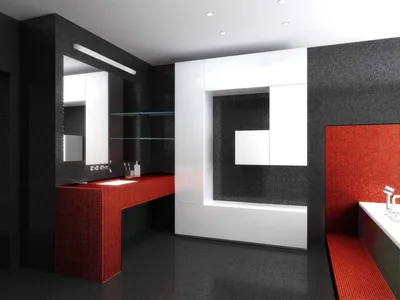 Дизайн ванной комнаты: плитка - примеры оформления, дизайн и отделка -  Дизайн и обустройство дома
