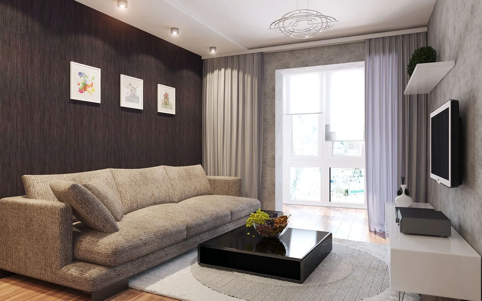 Дизайн зала в квартире: 18 и 20 кв м в панельном доме с фото