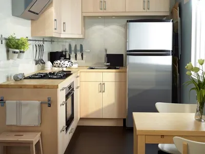 Дизайн маленькой кухни - как обустроить мини кухню у себя дома –  интернет-магазин GoldenPlaza