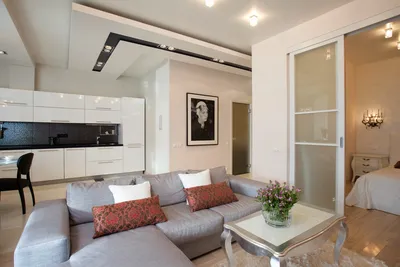 Планировка однокомнатной квартиры общей площадью 40 м² от компании  «ДомСтрой Ремонт»