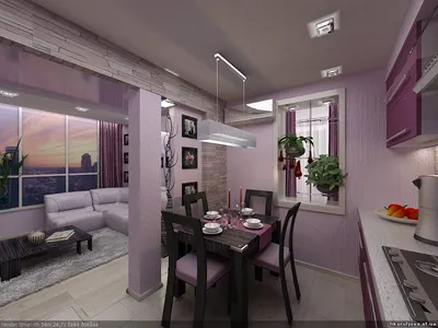 Дизайн квартиры студии 35 кв м » Дизайн 2021 года - новые идеи и примеры  работ