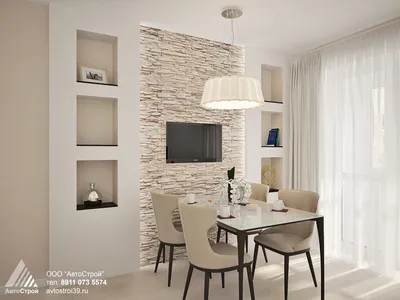 Дизайн 1-комнатной квартиры в г. Калининград - Автострой