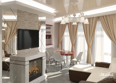 Дизайн-проект трехкомнатной квартиры в Алматы 🏠 Дизайн трехкомнатной  квартиры