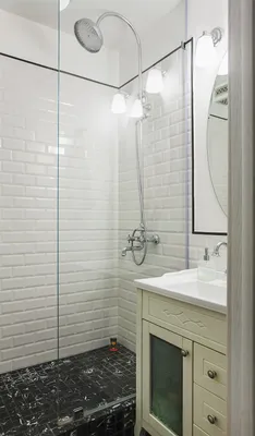 Современный дизайн плитки в ванной: 53 фото + советы