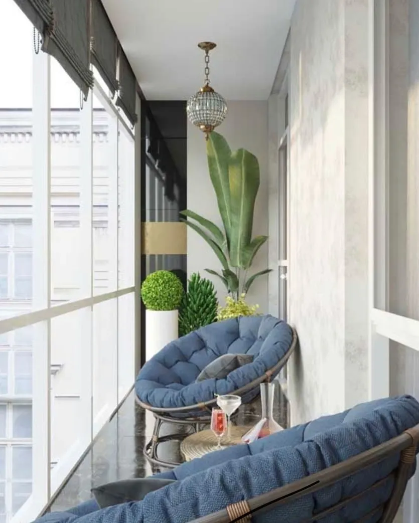 Интерьер балкона / лоджии в квартире