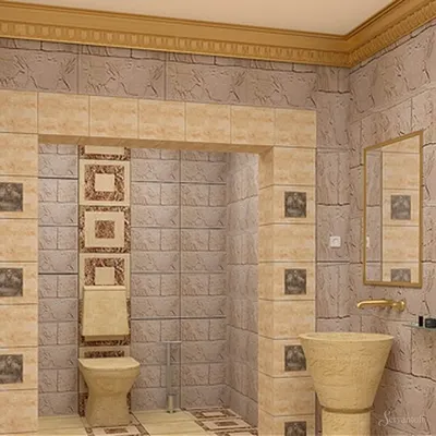 Ванная комната в римском стиле (58 фото)