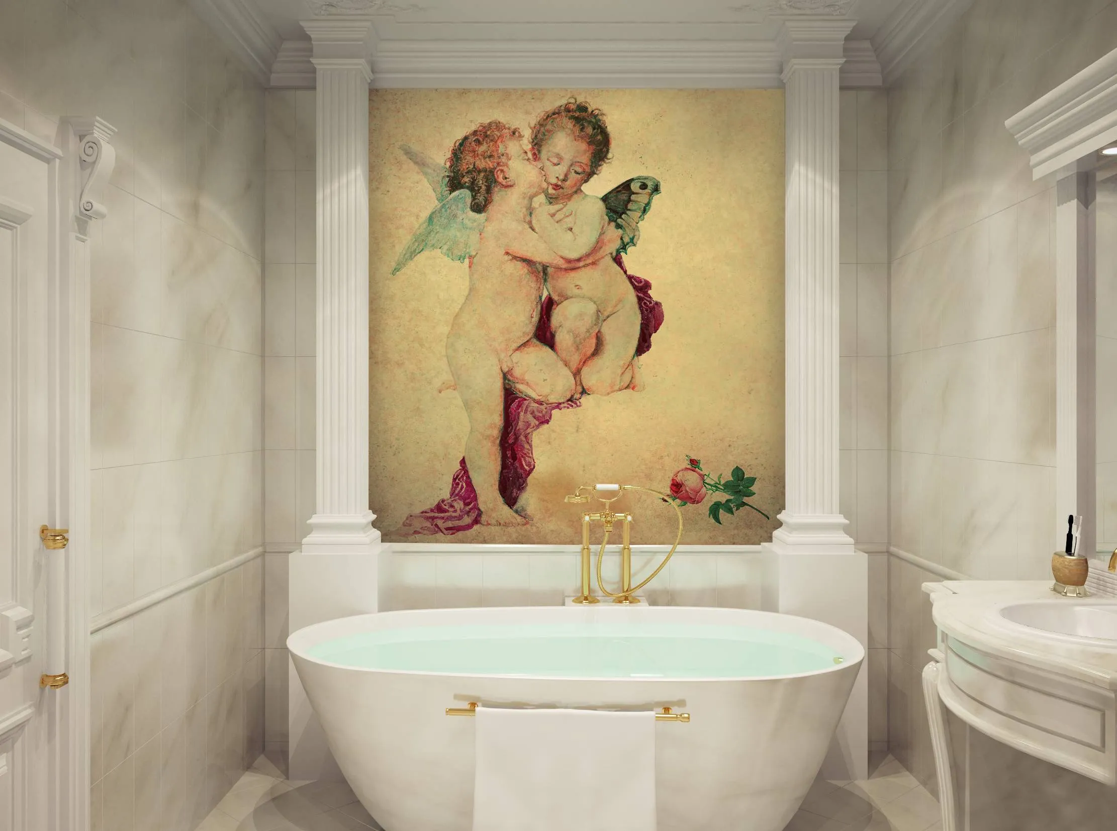Картина в ванную комнату. Панно для ванной комнаты. Фреска в ванной комнате. Плитка панно в ванную. Фреска на стену в ванную комнату.