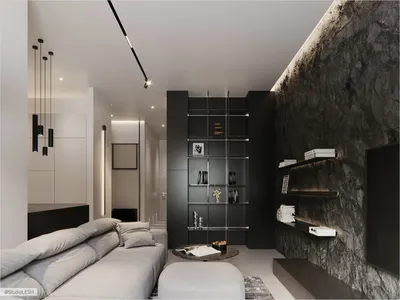 Интерьер квартиры в черном цвете | LESH — Дизайн интерьера, дизайнеры спб