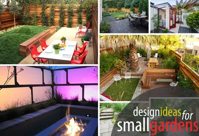 Ландшафтный дизайн небольшого двора – фото и описания