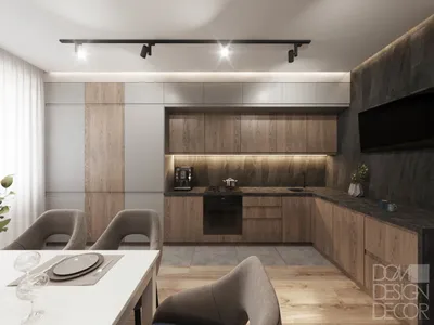 Дизайн интерьера квартиры в современном стиле в ЖК Вернадский