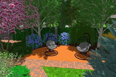 Ландшафтный дизайн сада- проект