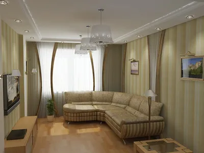 Интерьер гостиной комнаты 18 кв.м фото угловая » Дизайн 2021 года - новые  идеи и примеры работ
