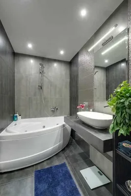 Ванная 6 кв. м.: стильные и практичные современные примеры дизайна ванной  (75 фото)
