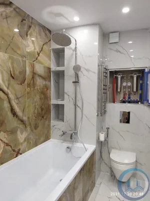 Ремонт ванной комнаты и санузла под ключ в Санкт-Петербурге (СПб), выгодные  цены.