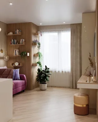 Дизайн интерьера однокомнатной квартиры ЖК \"SREDA\" - 30 кв. м. в Москве -  STUDECO