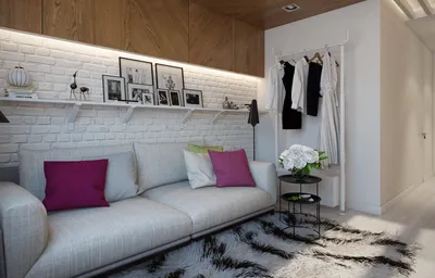 Дизайн квартиры-студии 30 квадратных метров — INMYROOM