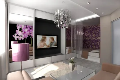 Дизайн однокомнатной квартиры 2020-2021: идеи интерьеров для 1-комнатной  квартиры — Kupistul.ua