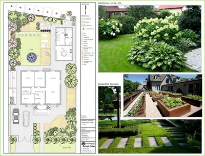 Ландшафтный проект | Планы садового дизайна, Дизайн озеленение, Ландшафтный  дизайн