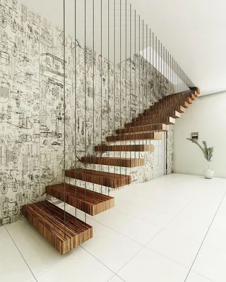 ☑️ Дизайн лестницы - в частных домах, коттеджах и квартирах 🌟🌟🌟🌟🌟